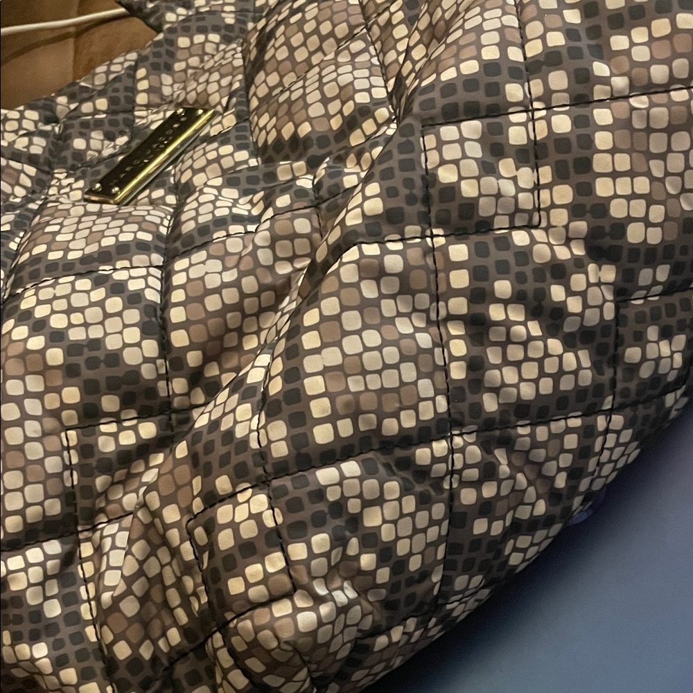 Marc Jacobs Brown and Tan Quilted Bag - Picture 4 of 5